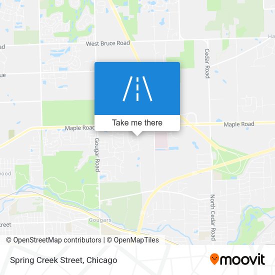 Mapa de Spring Creek Street