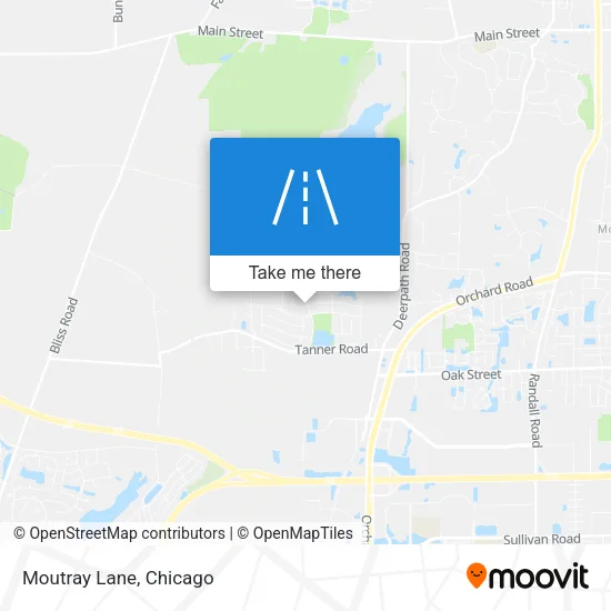 Moutray Lane map