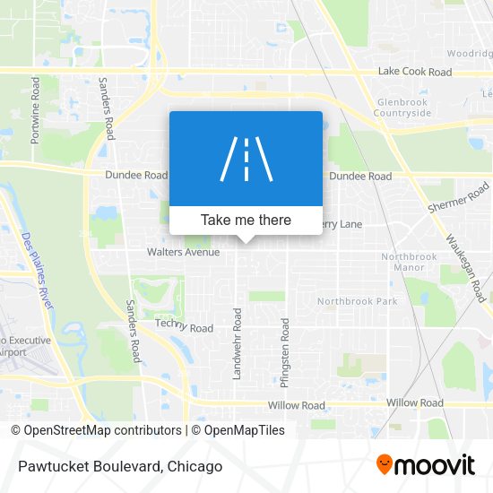 Mapa de Pawtucket Boulevard