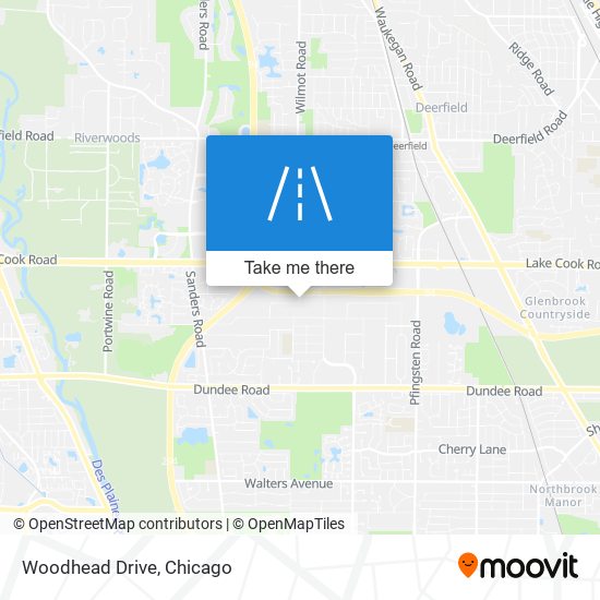 Woodhead Drive map