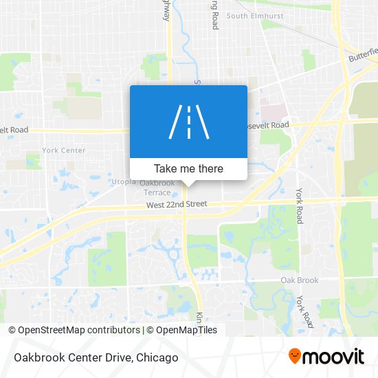 Oakbrook Center Drive map