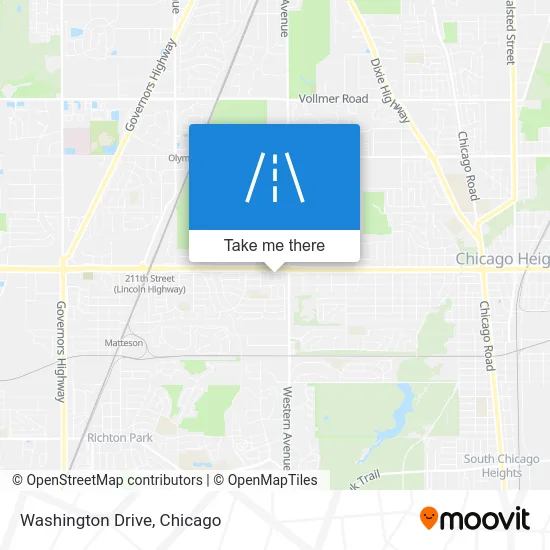 Washington Drive map