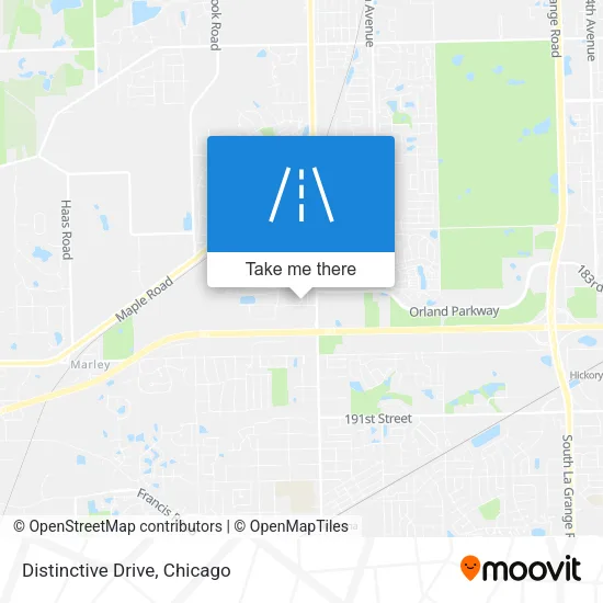 Distinctive Drive map