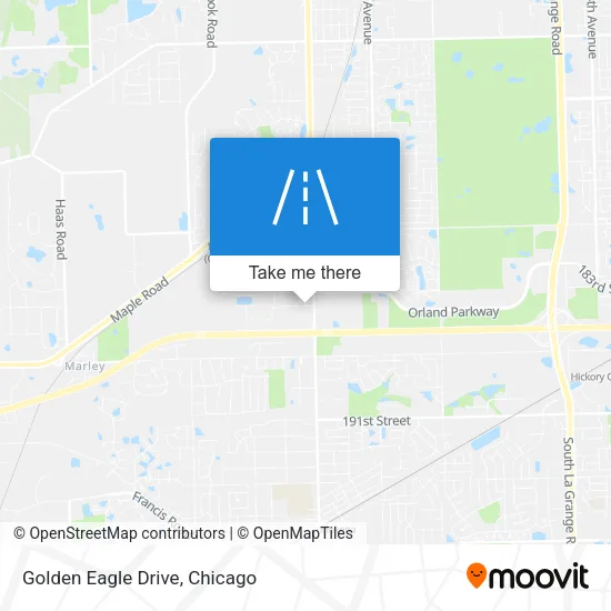 Golden Eagle Drive map