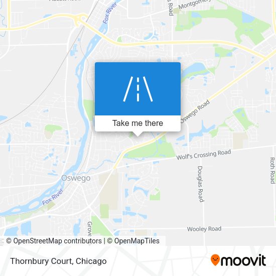Mapa de Thornbury Court