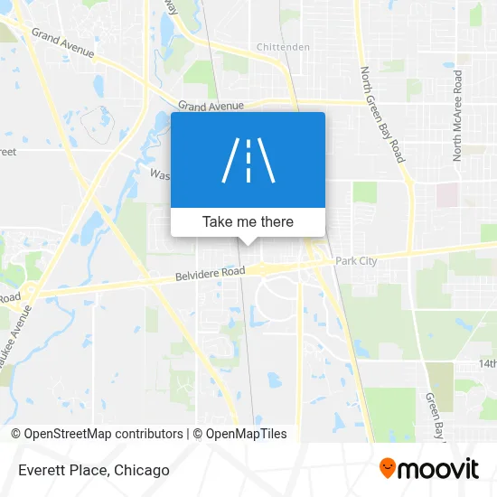 Everett Place map