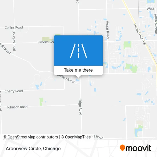 Arborview Circle map
