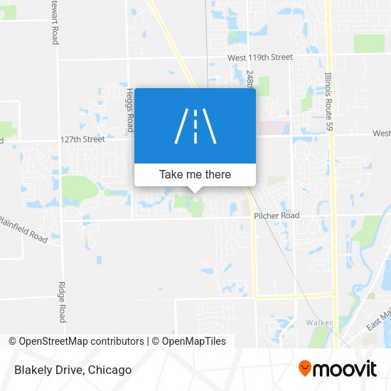 Blakely Drive map