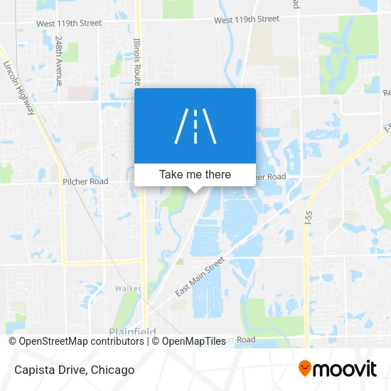 Capista Drive map