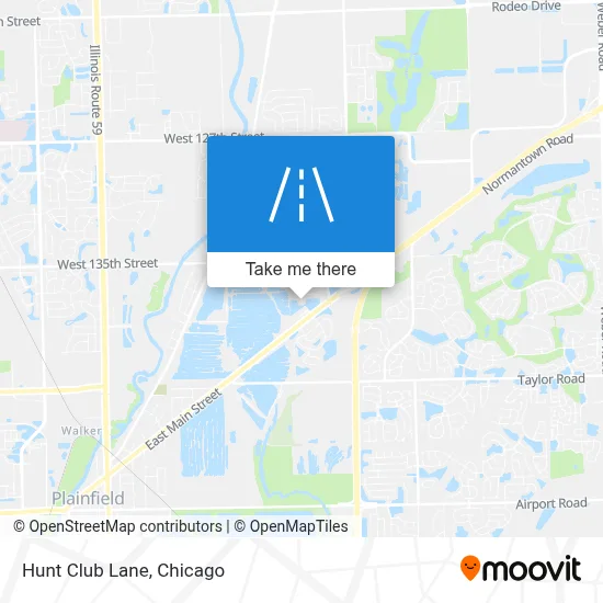 Hunt Club Lane map