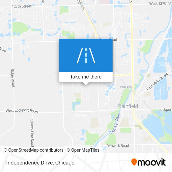 Mapa de Independence Drive