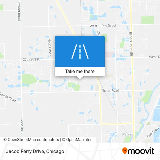 Jacob Ferry Drive map