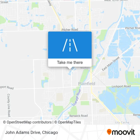 John Adams Drive map