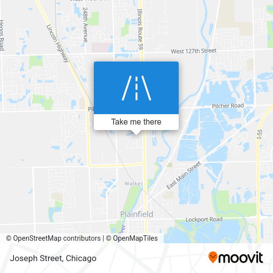 Mapa de Joseph Street