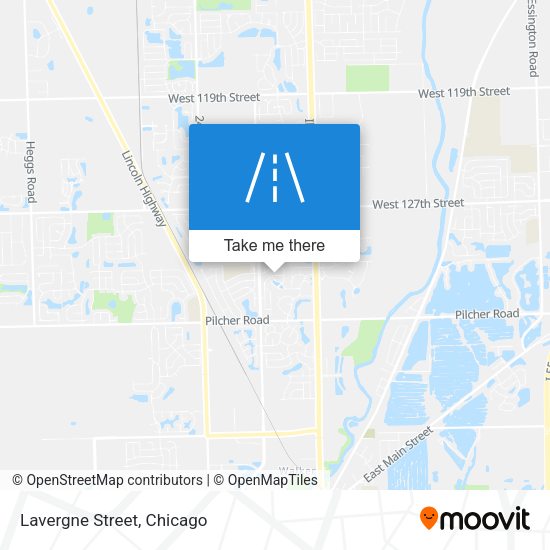 Mapa de Lavergne Street