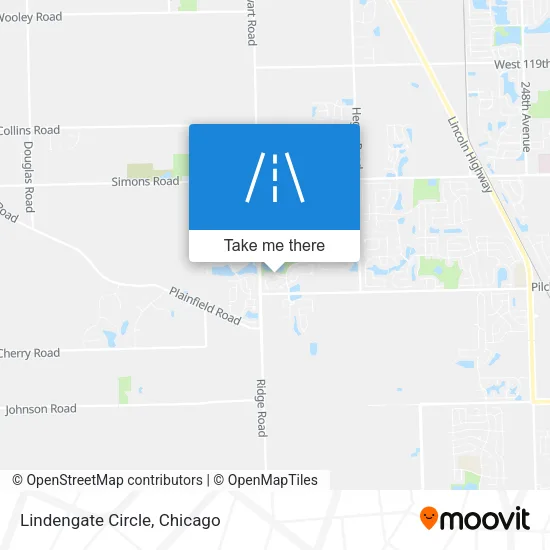 Lindengate Circle map
