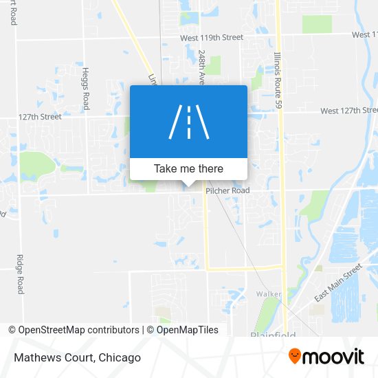 Mapa de Mathews Court