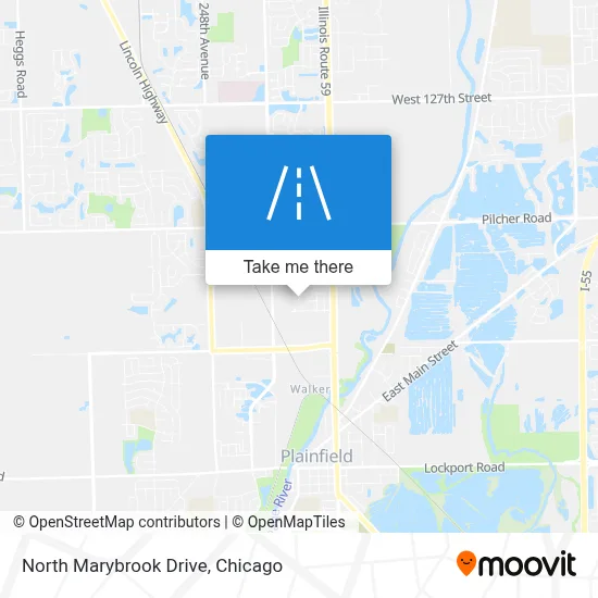 North Marybrook Drive map