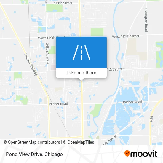Pond View Drive map