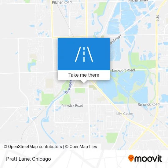 Pratt Lane map