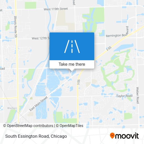 South Essington Road map