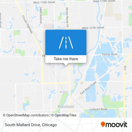 Mapa de South Mallard Drive