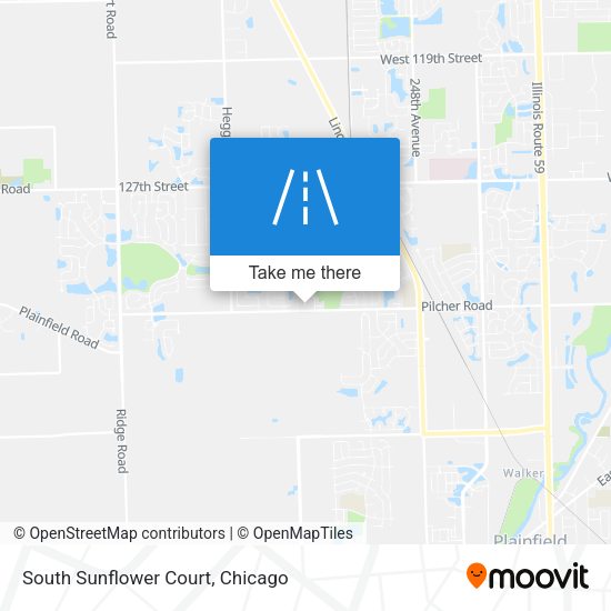 South Sunflower Court map
