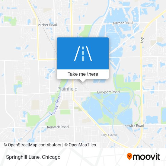 Mapa de Springhill Lane