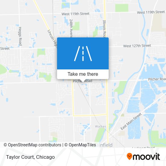 Mapa de Taylor Court