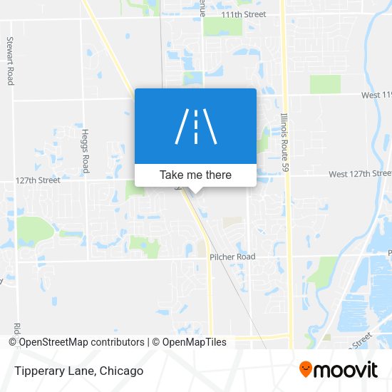 Mapa de Tipperary Lane