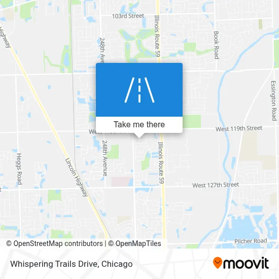 Whispering Trails Drive map