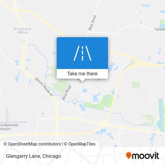 Mapa de Glengarry Lane