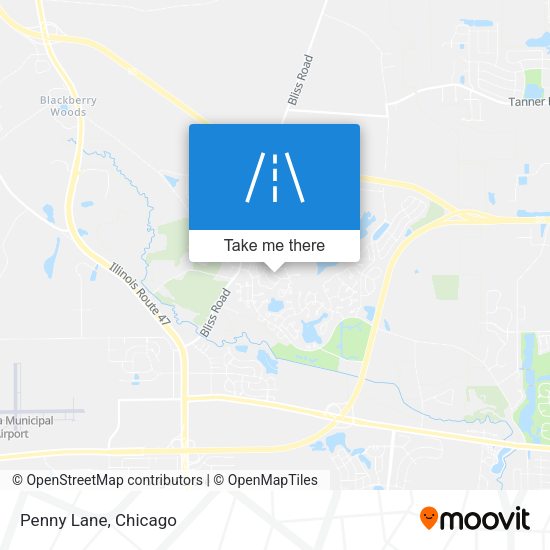 Mapa de Penny Lane