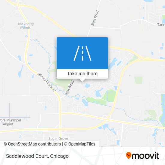 Mapa de Saddlewood Court