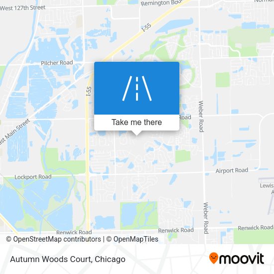 Mapa de Autumn Woods Court