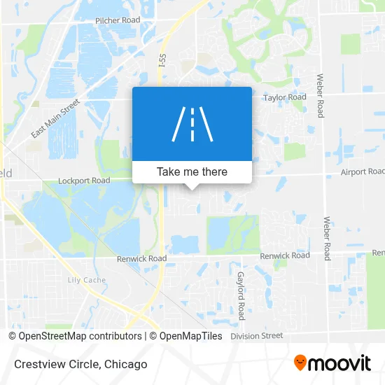 Crestview Circle map