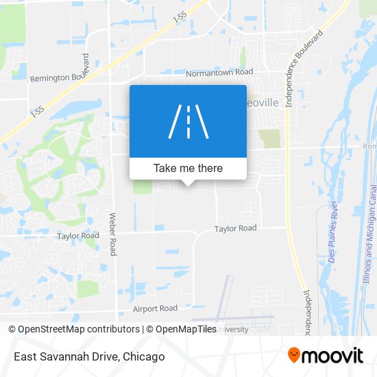 East Savannah Drive map