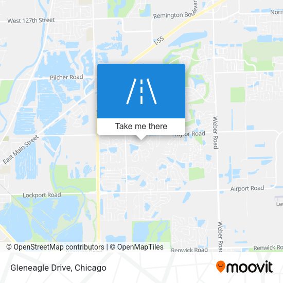 Mapa de Gleneagle Drive