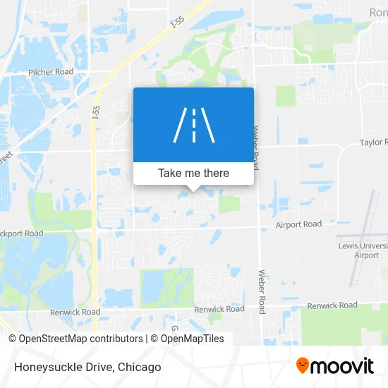 Honeysuckle Drive map