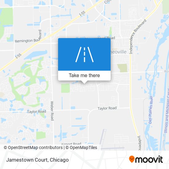 Mapa de Jamestown Court