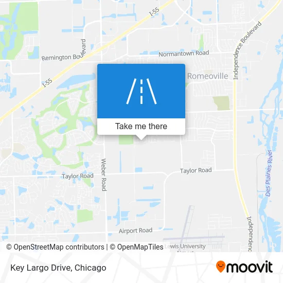 Key Largo Drive map