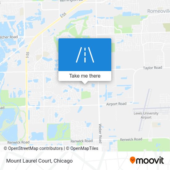 Mapa de Mount Laurel Court