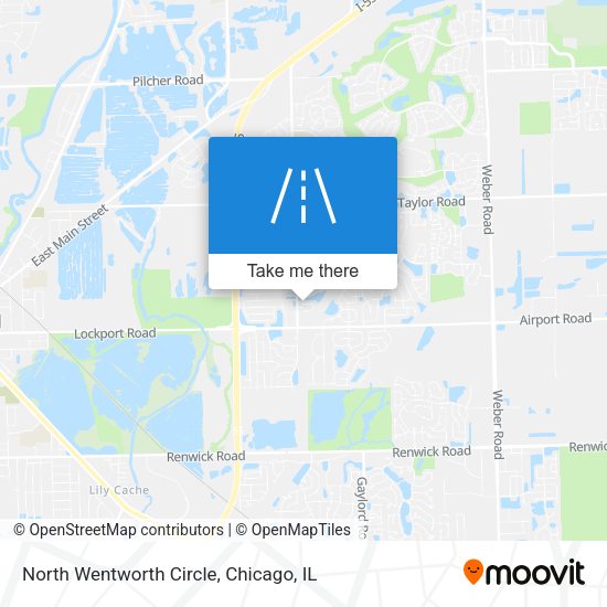 North Wentworth Circle map