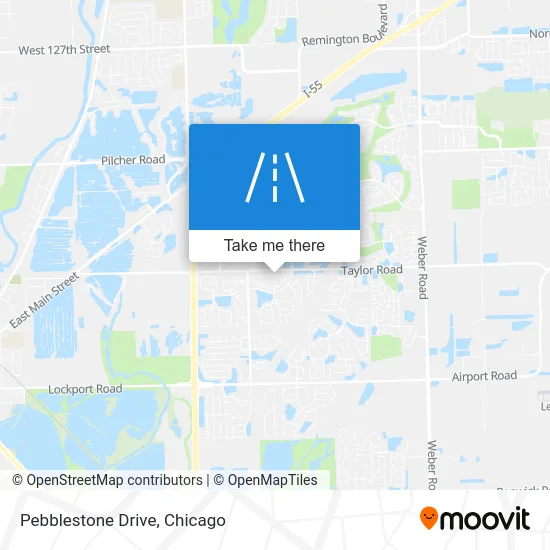 Pebblestone Drive map