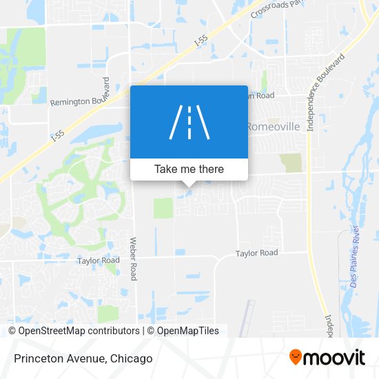 Mapa de Princeton Avenue