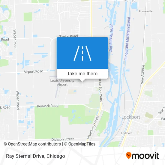 Ray Sternal Drive map