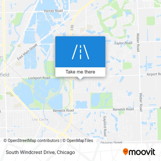 Mapa de South Windcrest Drive