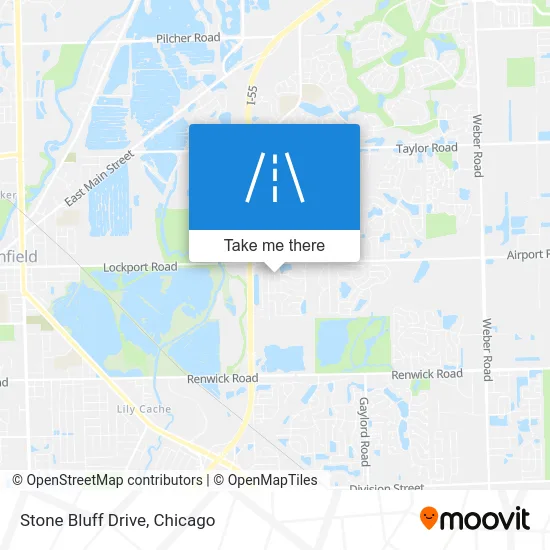 Stone Bluff Drive map