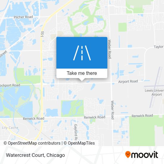 Mapa de Watercrest Court