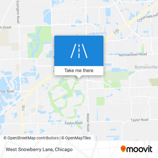 West Snowberry Lane map